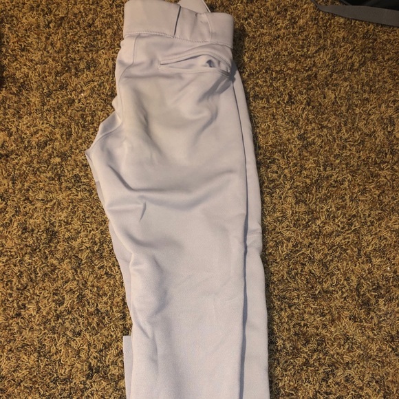 Majestic Pants Mens Grey Majestic Long Loose Baseball Pants Poshmark